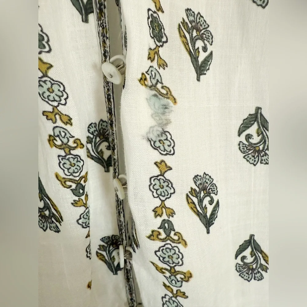 Veronica Beard Castella Floral Boho Midi Dress - Picture 15 of 16